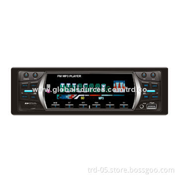 1 DIN Car Audio Car MP3 Player, Color LCD, Supports USB/SD/MMC Card Slot, AUX IN, 4*50W, FM/AM, ID3